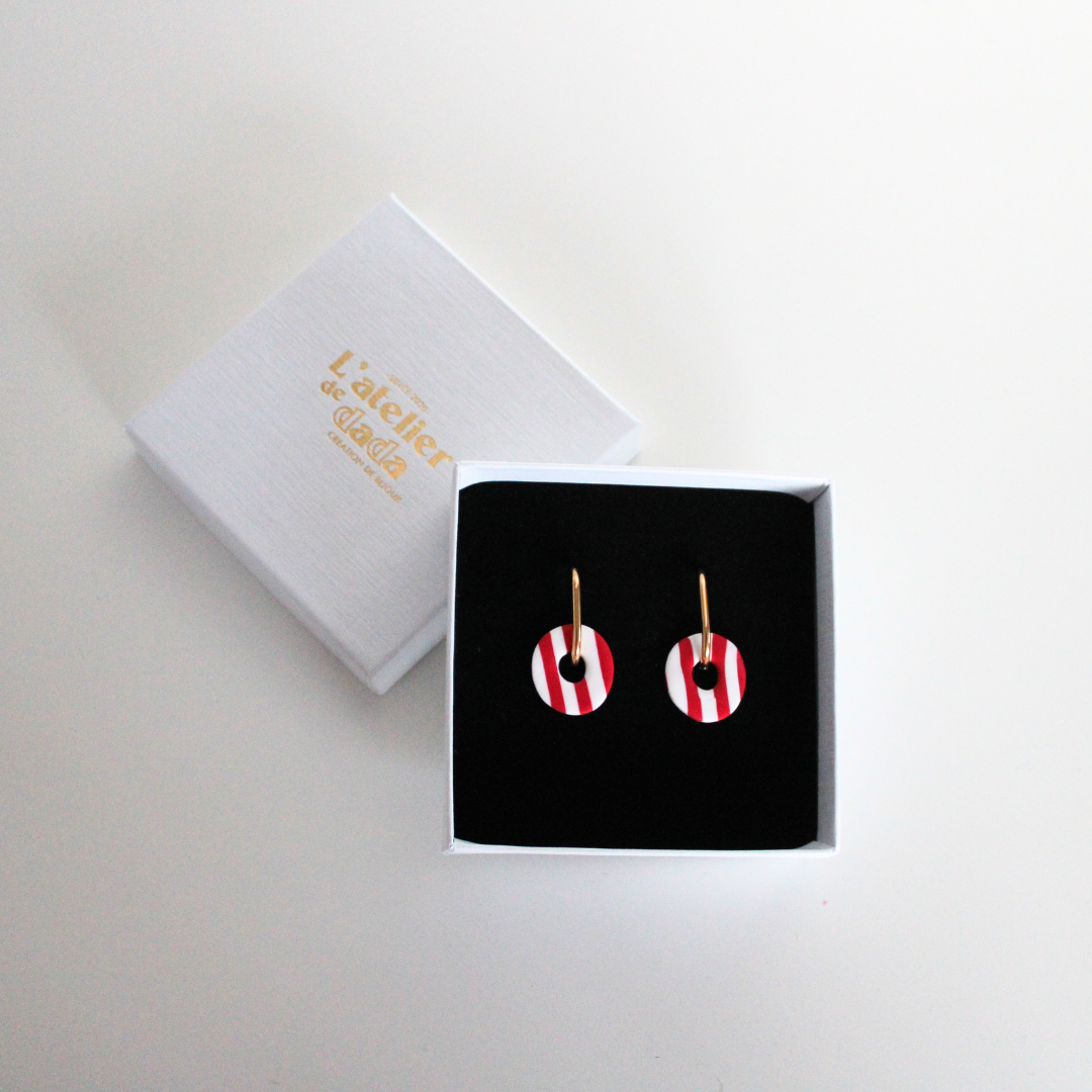 Boucles d'oreilles - Lilas