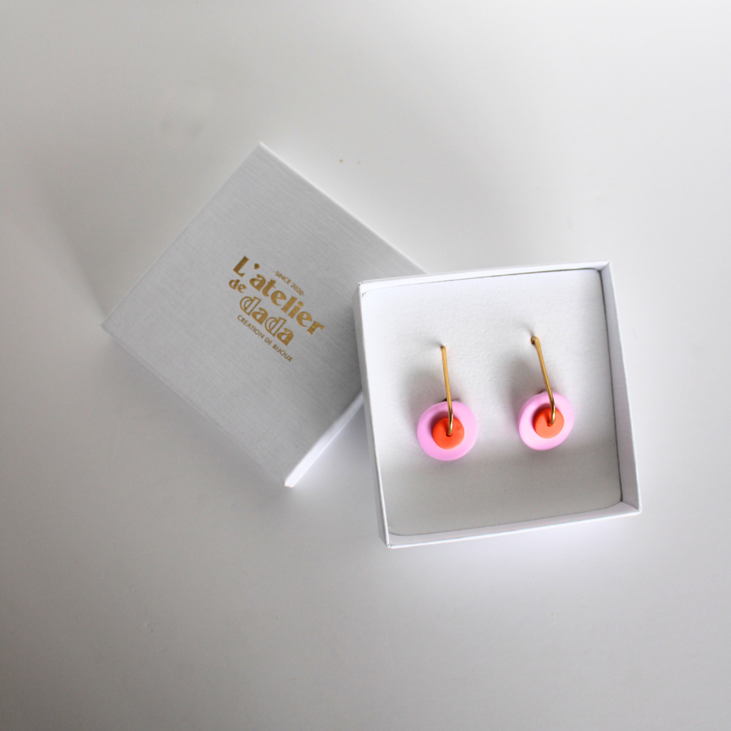 Boucles d'oreilles - Blanche