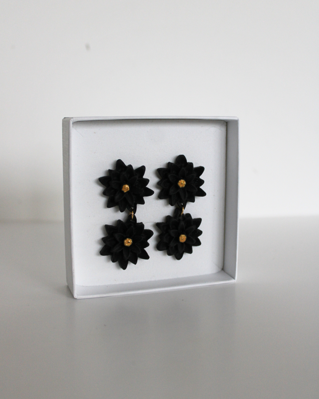 Boucles d'oreilles - Fleurs jumelles