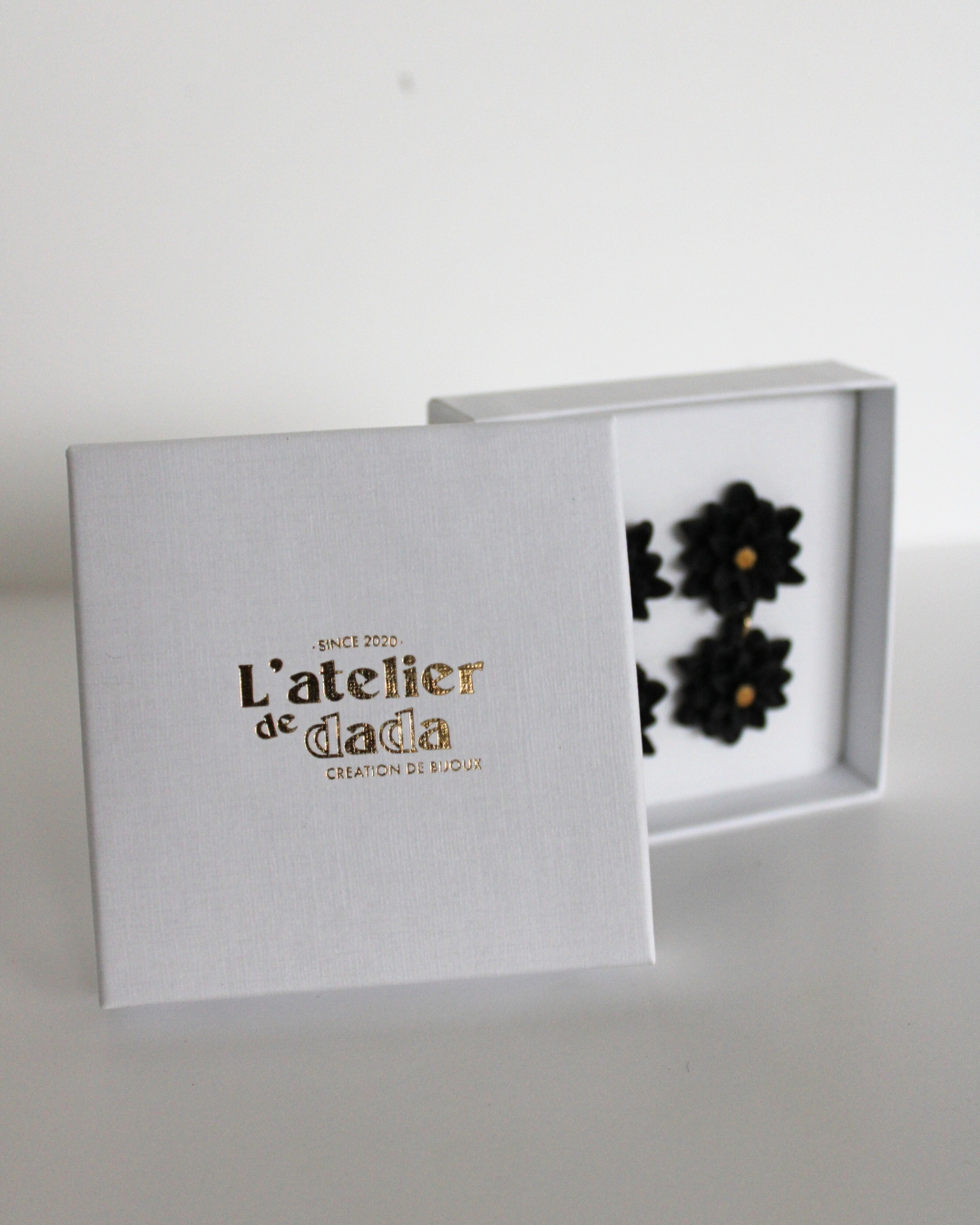 Boucles d'oreilles - Fleurs jumelles