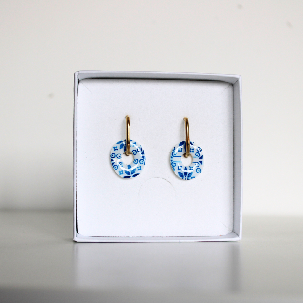 Boucles d'oreilles - Lilas